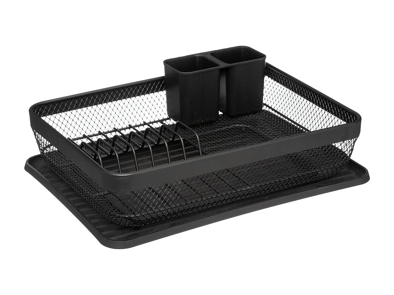 Égouttoir à Vaisselle en Métal "Mayaj" 43cm Noir