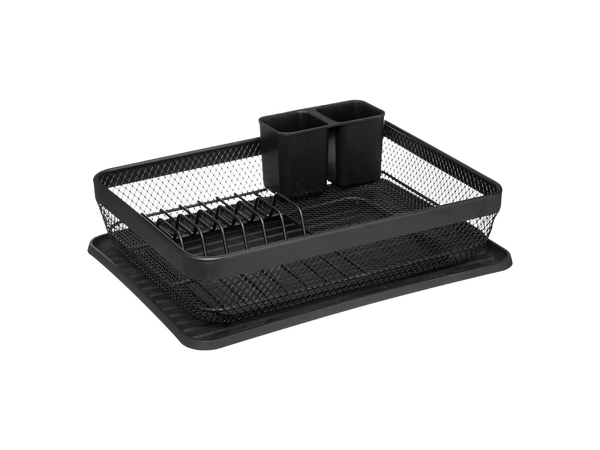 Égouttoir à Vaisselle en Métal "Mayaj" 43cm Noir