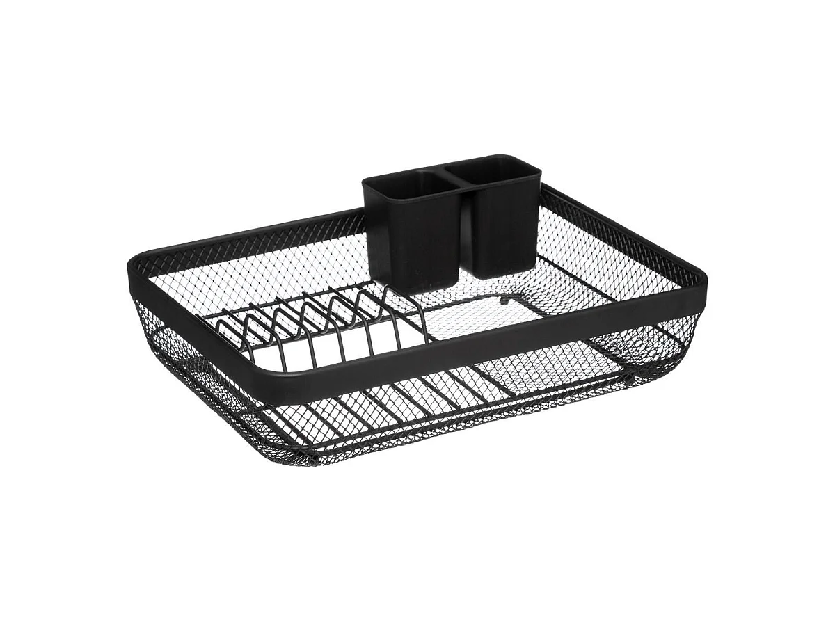 Égouttoir à Vaisselle en Métal "Mayaj" 43cm Noir
