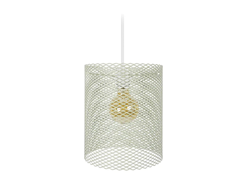 Suspensão TOSEL ADONIS metal cilindro Verde D19,5 x  H85  cm