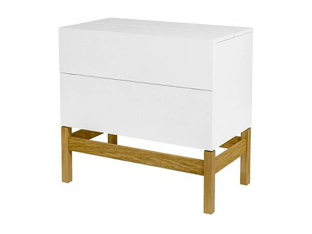 Mini Bar Design "Grande" 75cm Blanc