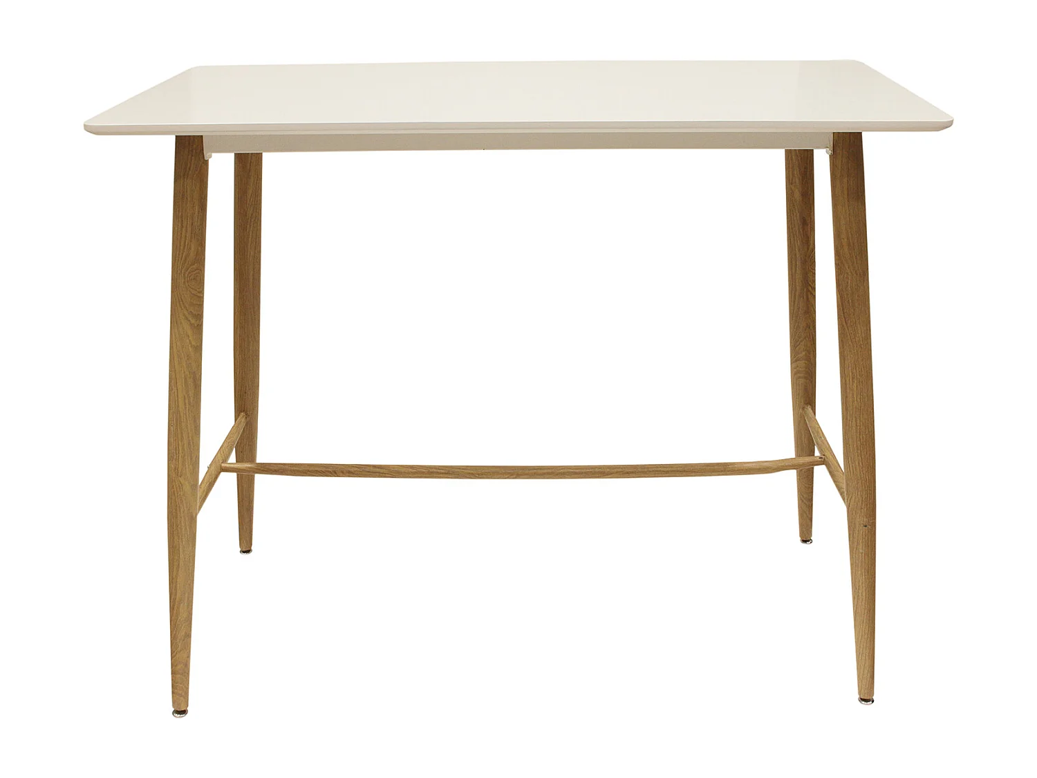 Table Mange Debout Blanc 115x60x102cm