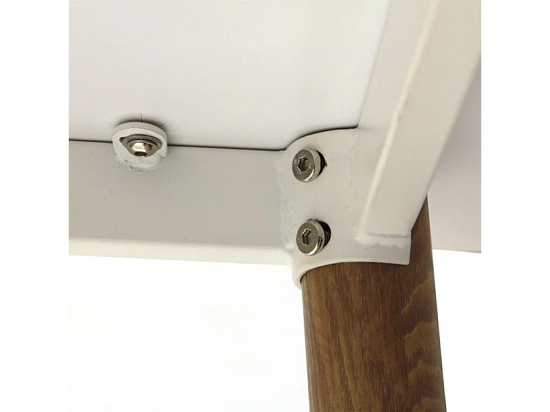 Table Mange Debout Blanc 115x60x102cm