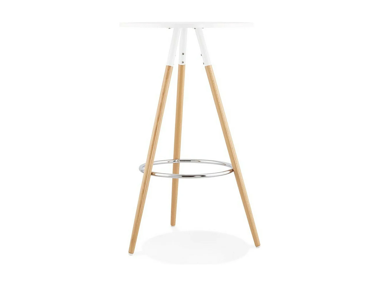 Table de Bar "Uzak" 101cm Blanc