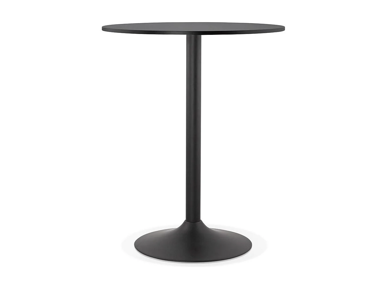 Table de Bar "Maracay" 90cm Noir