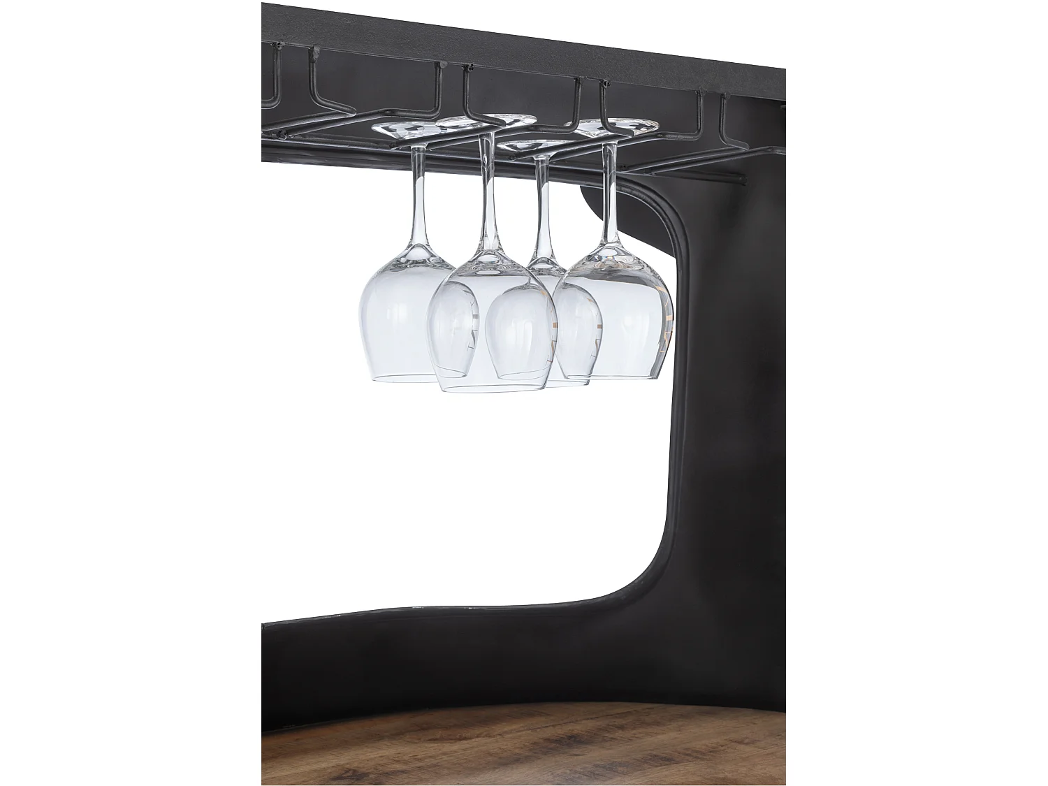 Bar Vélo en Métal "Tuktuk" 165cm Noir