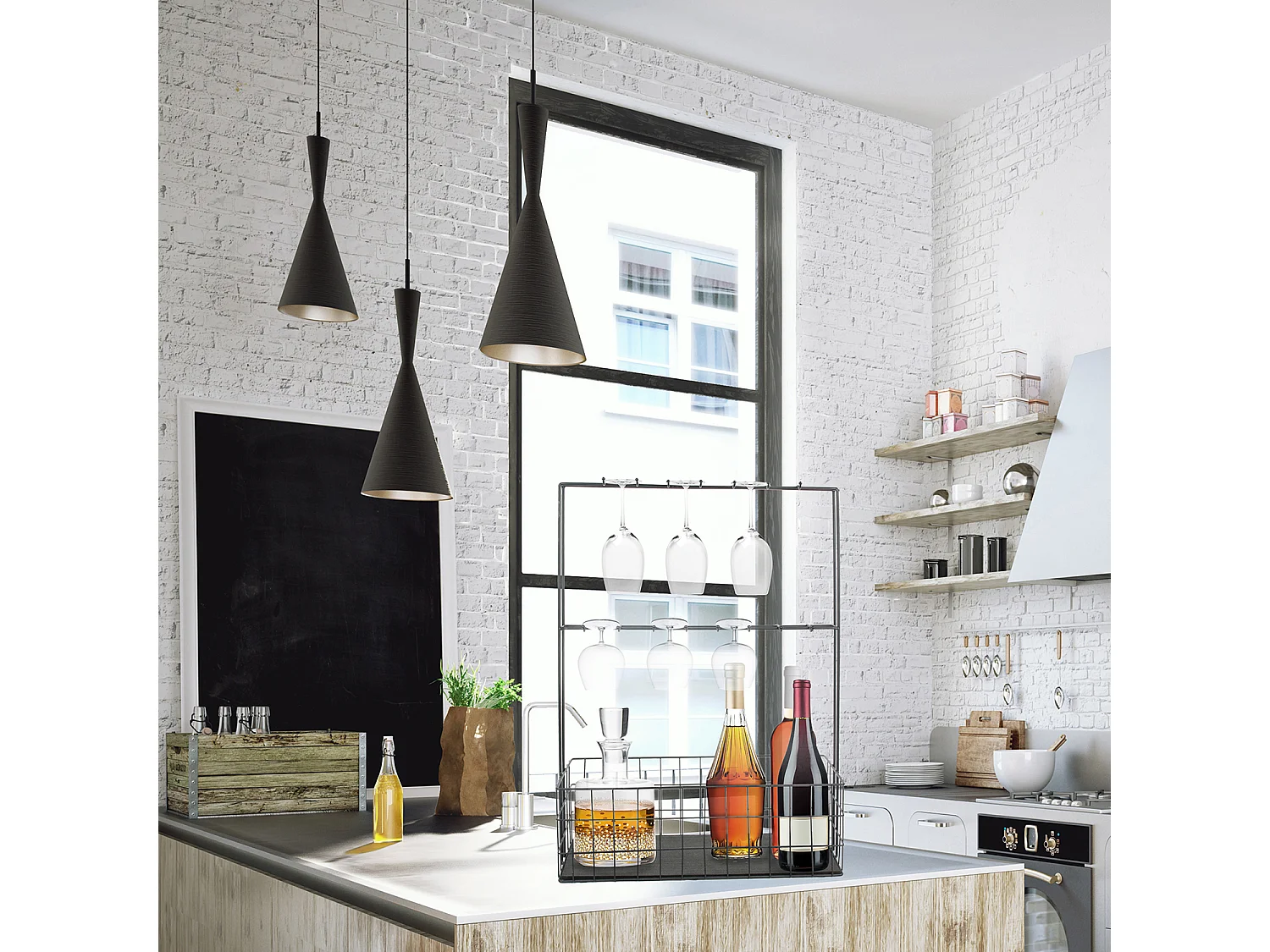 Mini bar 16 ganci spirito industriale