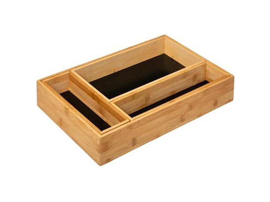 Organiseur "Blackbamboo" 39cm Naturel