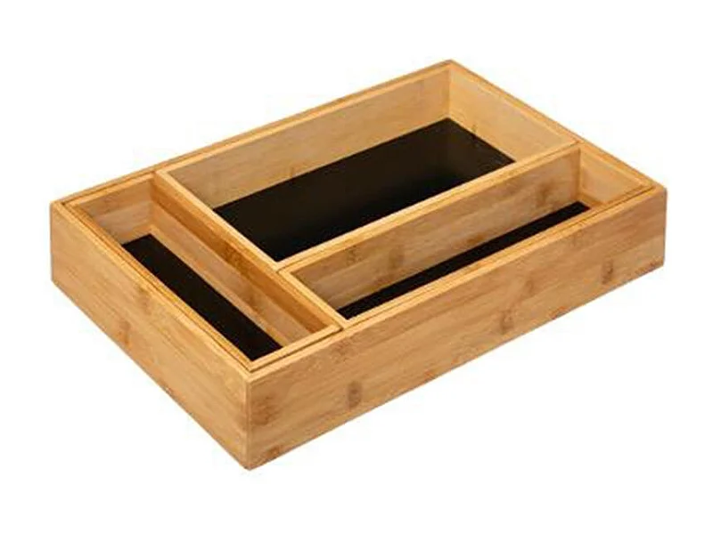 Organiseur "Blackbamboo" 39cm Naturel