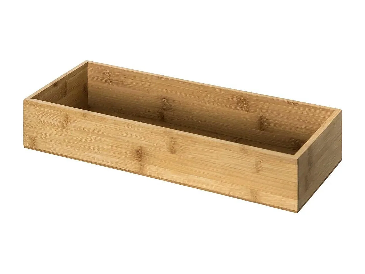 Lot de 3 Organiseurs Tiroirs "Wood" 38cm Naturel