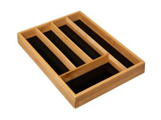 vente unique Range-Couverts "Blackbamboo" 34cm Naturel & Noir
