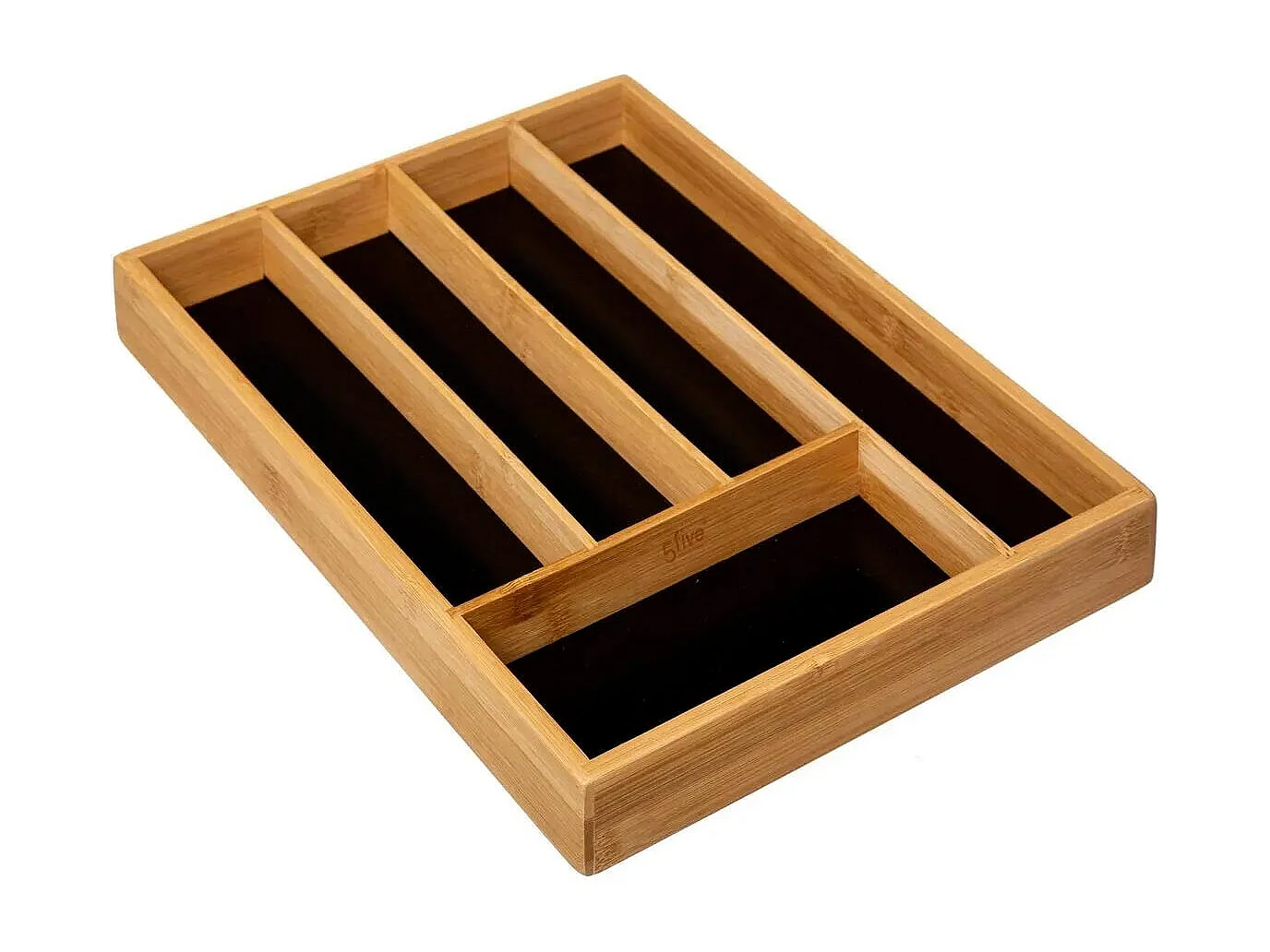 Range-Couverts "Blackbamboo" 34cm Naturel & Noir