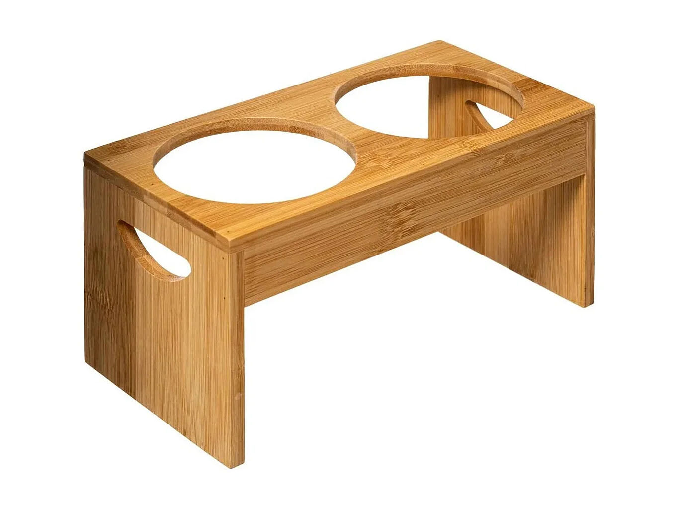 Lot de 2 Pots à Ustensiles "Bambou" 23cm Naturel