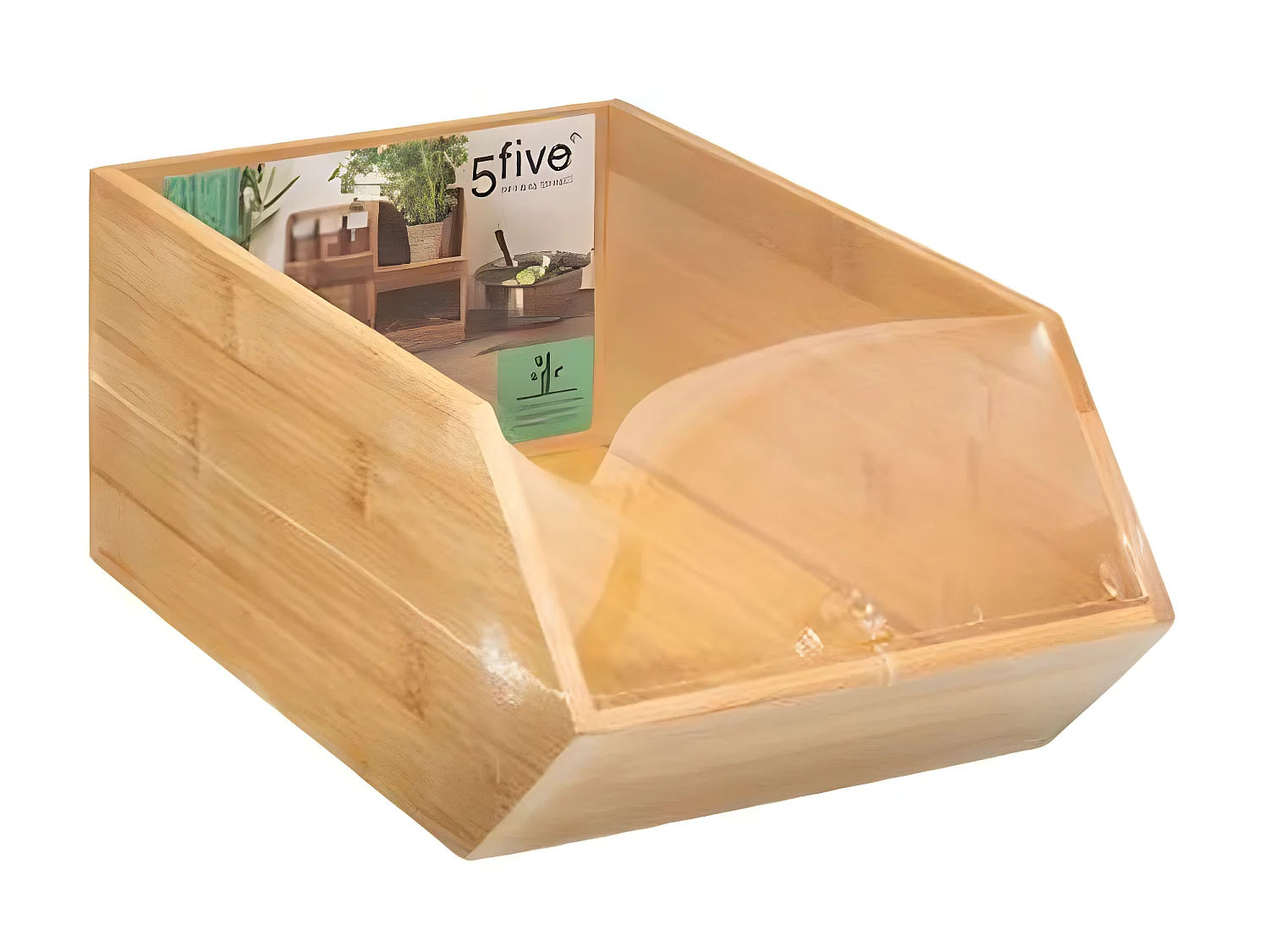 Organiseur Coulissant "Bambou" 31cm Naturel