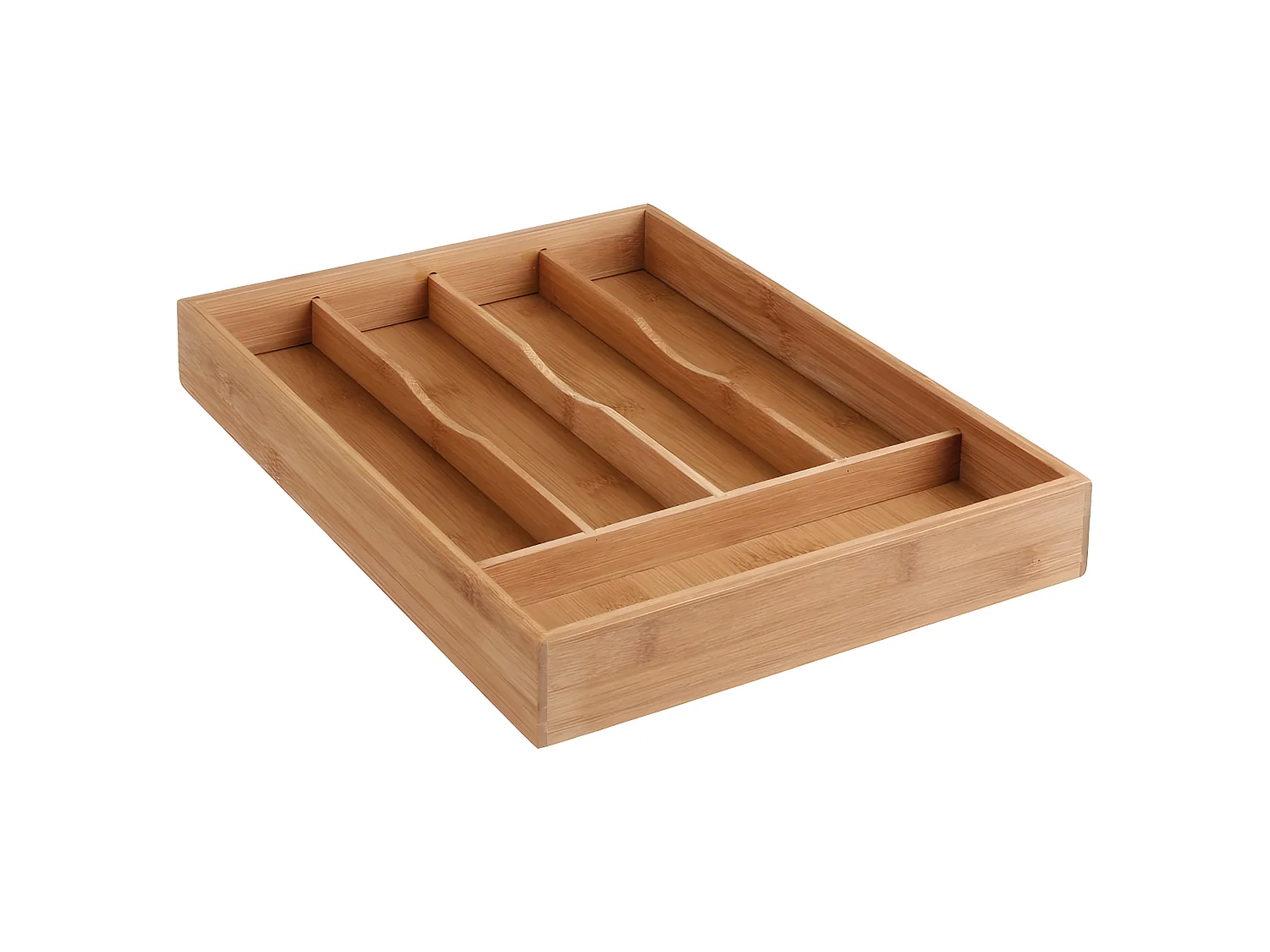 Range Couverts Design "Bambou" 34cm Naturel