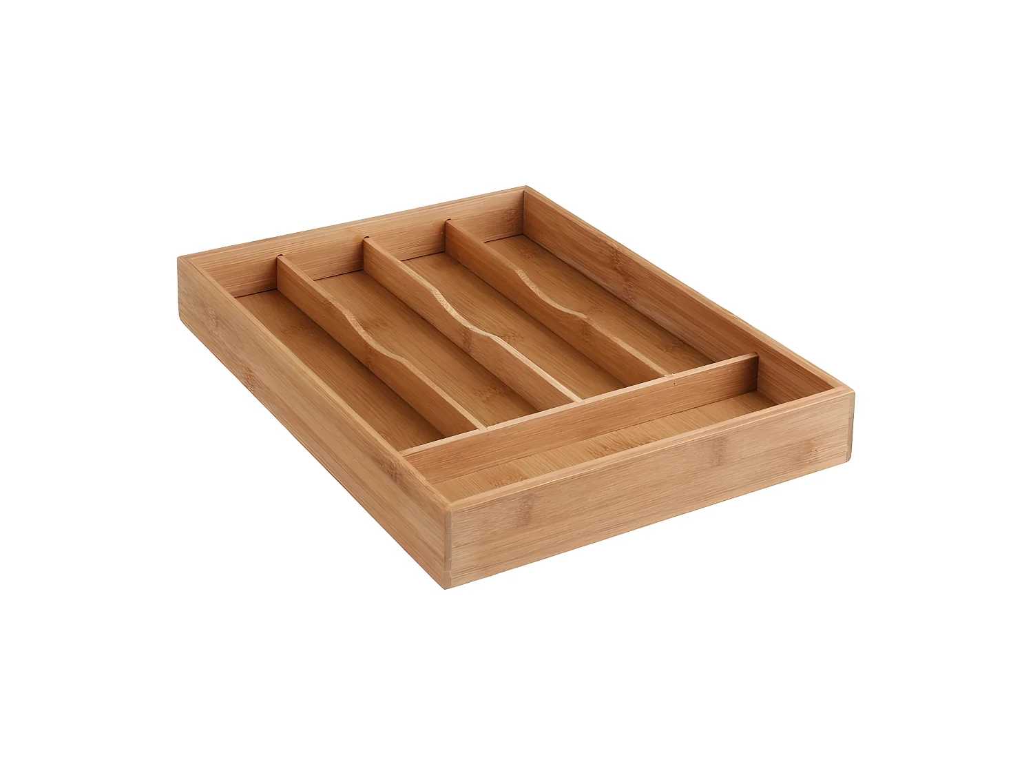 Range Couverts Design "Bambou" 34cm Naturel