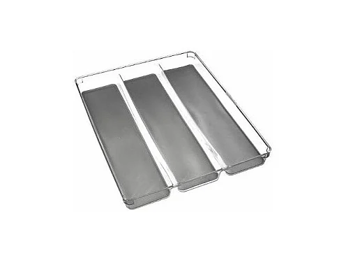 Range-Couverts "3 Compartiments" 40cm Gris