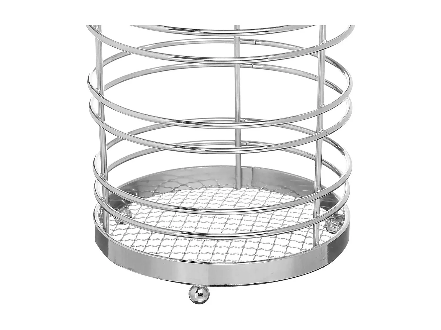 Pot Range Couverts Métal 17cm Argent