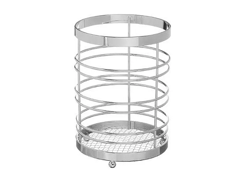 Pot Range Couverts Métal 17cm Argent