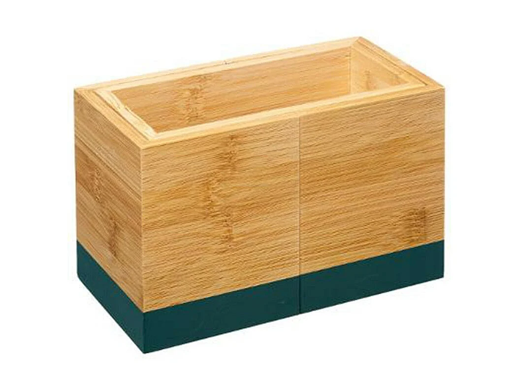 Pot Range-Couverts Bambou "Modern" 18cm Pétrole