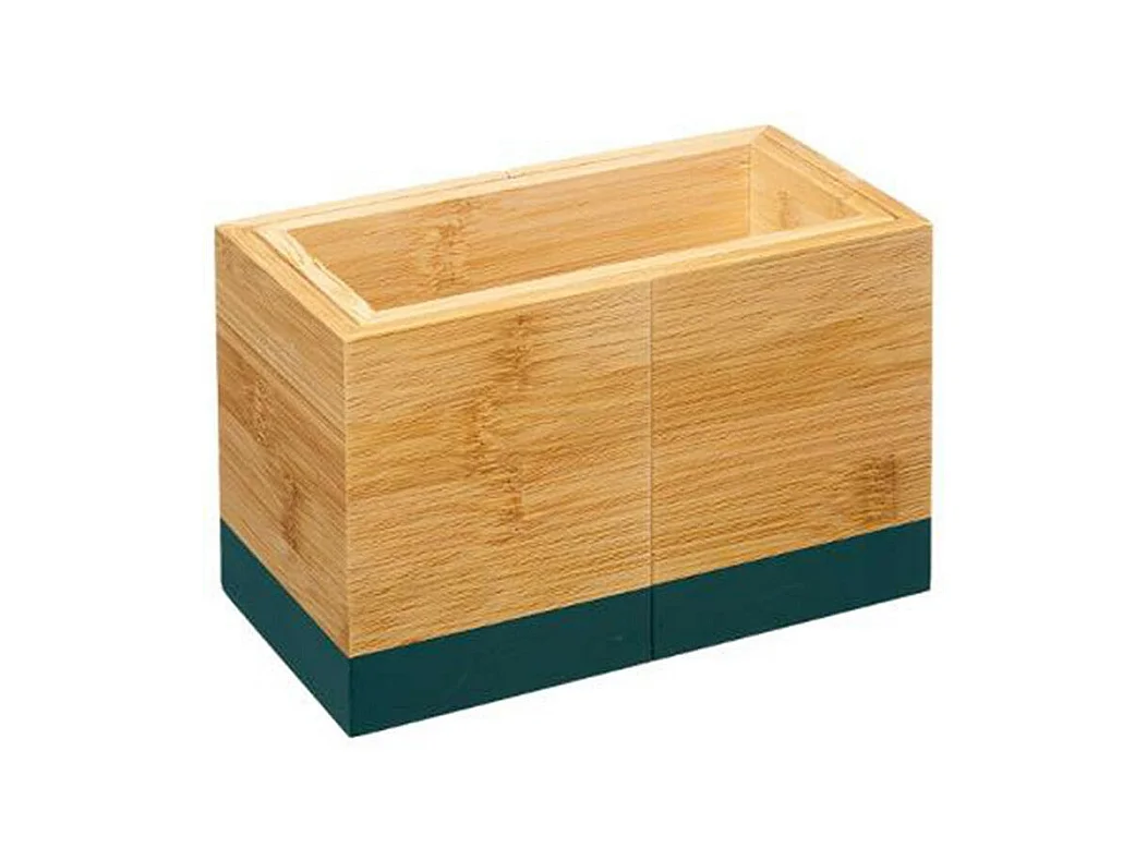 Pot Range-Couverts Bambou "Modern" 18cm Pétrole