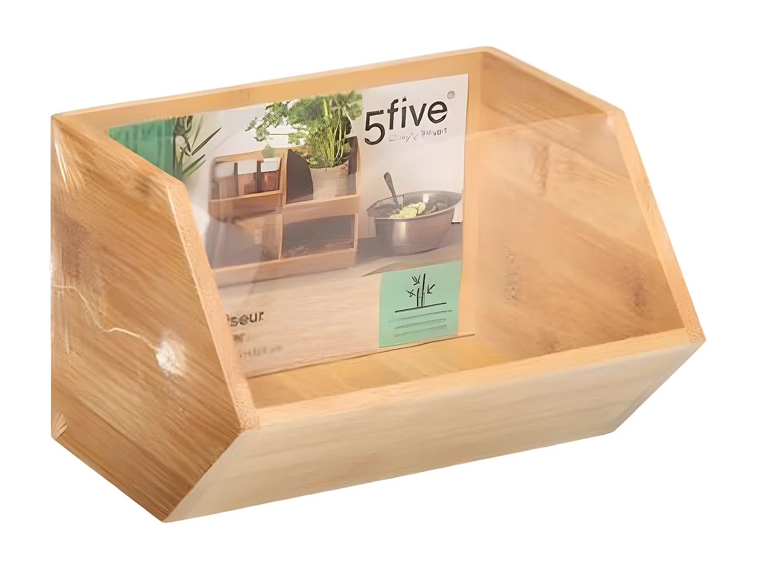 Organiseur Coulissant "Bambou" 17cm Naturel