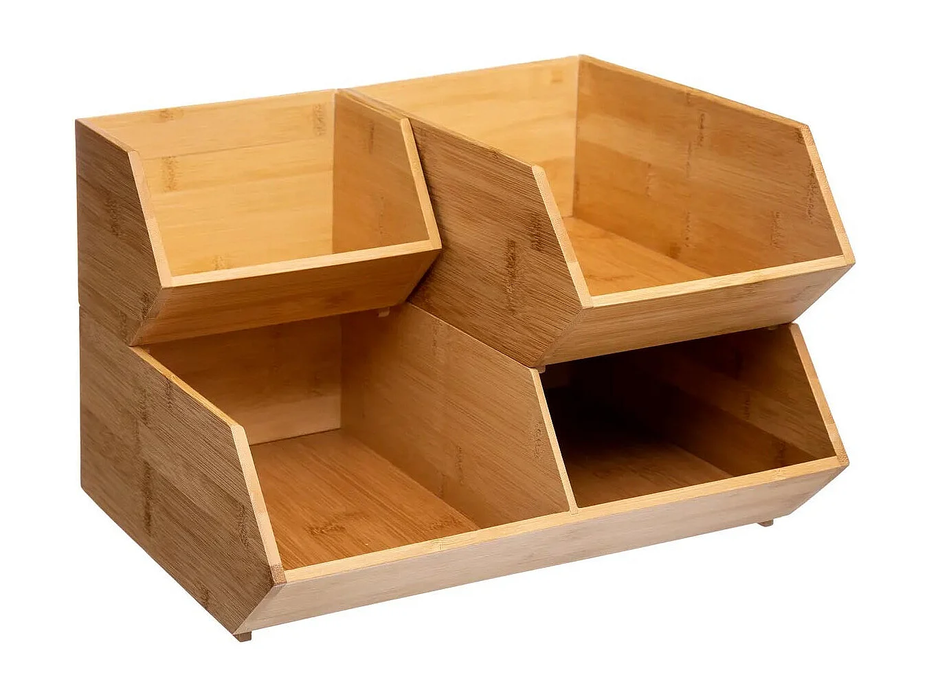 Organiseur Coulissant "Bambou" 17cm Naturel