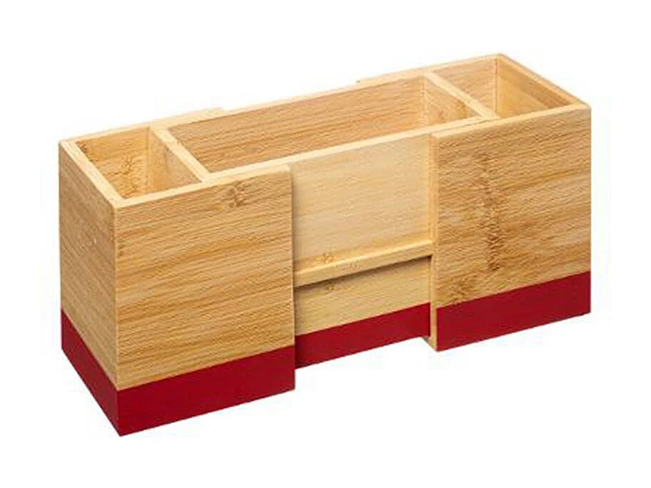 Pot Range-Couverts Bambou "Modern" 18cm Rose