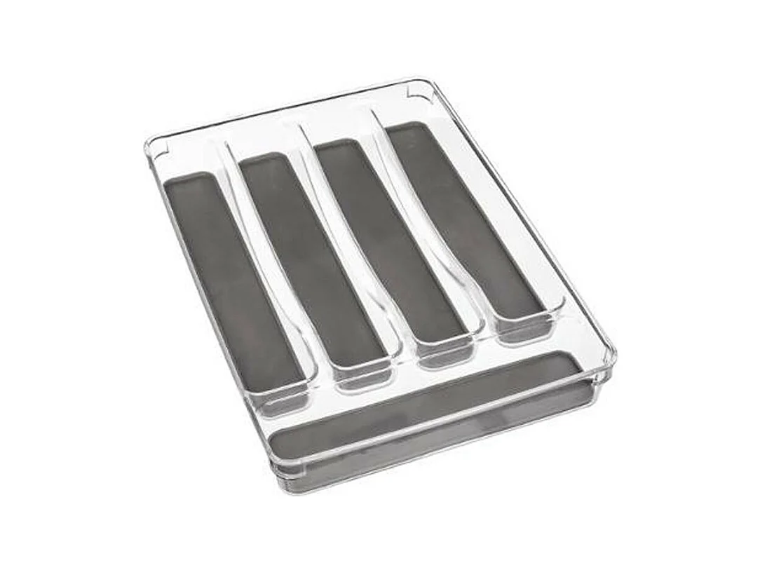 Range-Couverts "5 Cases" 32cm Gris