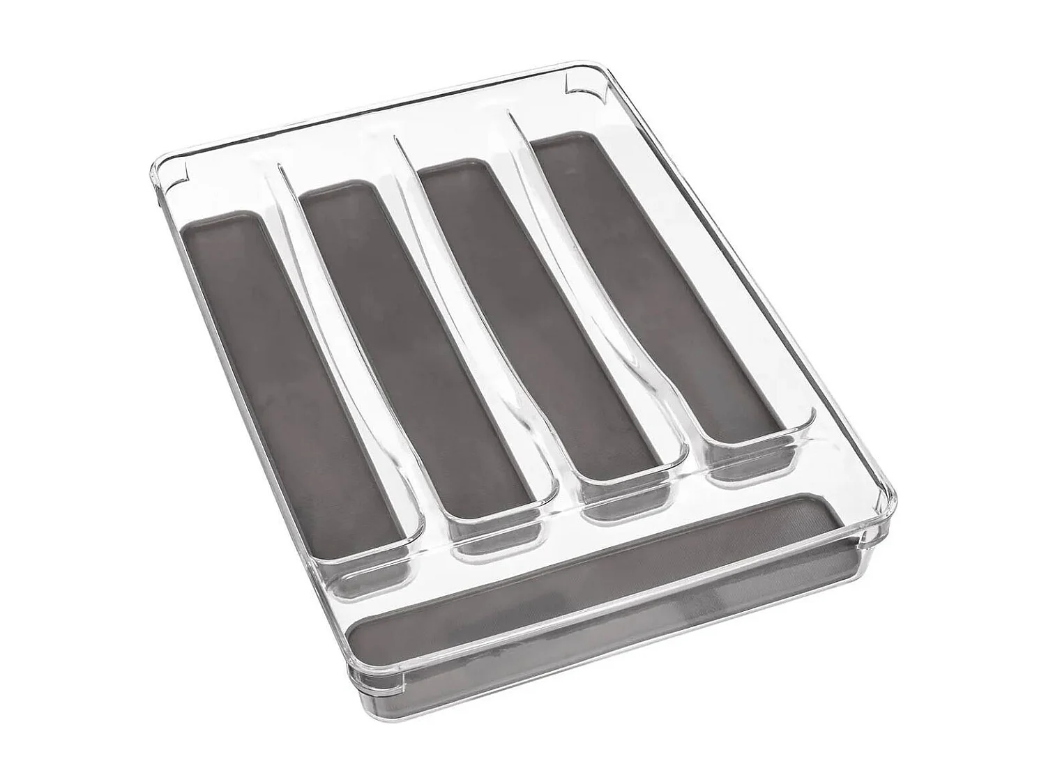 Range-Couverts "5 Cases" 32cm Gris