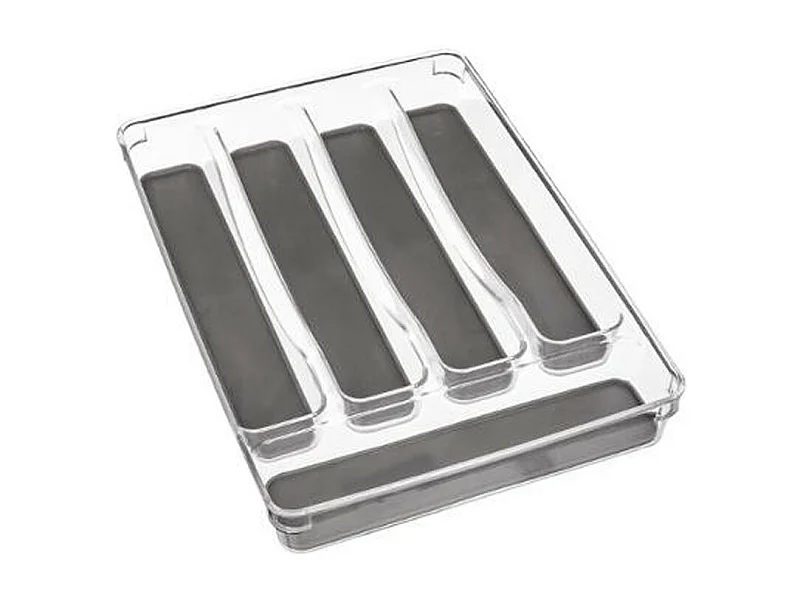 Range-Couverts "5 Cases" 32cm Gris