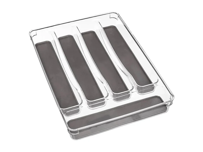 Range-Couverts "5 Cases" 32cm Gris