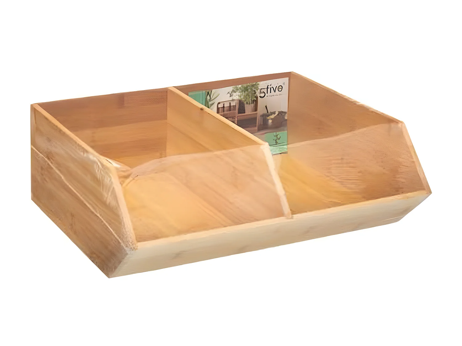 Organiseur Coulissant "Bambou" 34cm Naturel