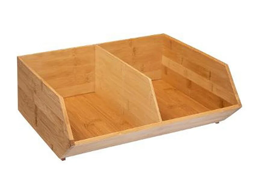 Organiseur Coulissant "Bambou" 34cm Naturel