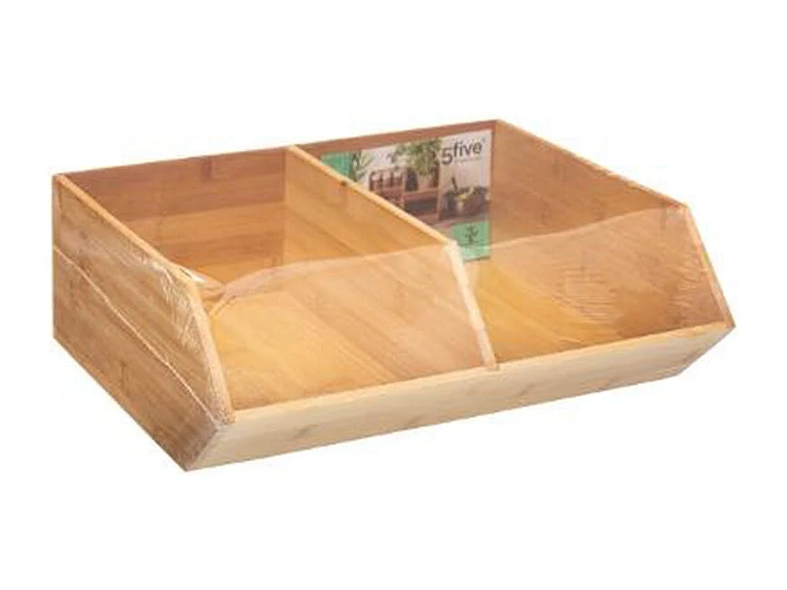 Organiseur Coulissant "Bambou" 34cm Naturel