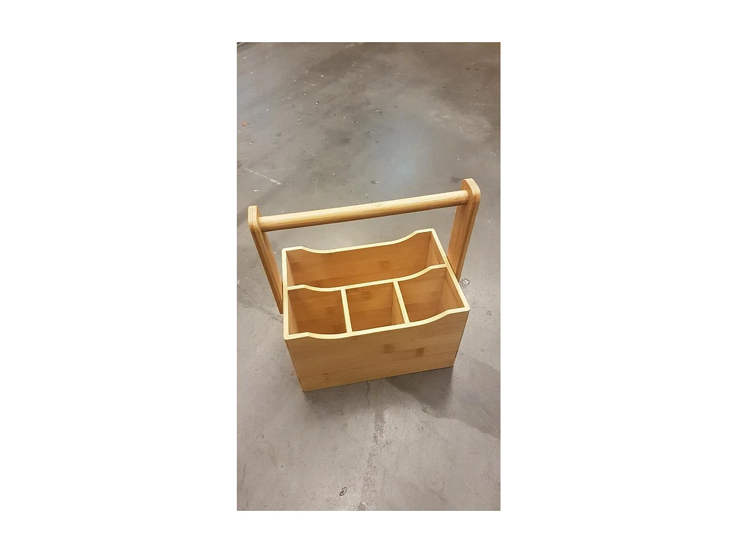 Range-Couvert & Poignée "Bambou" 22cm Naturel