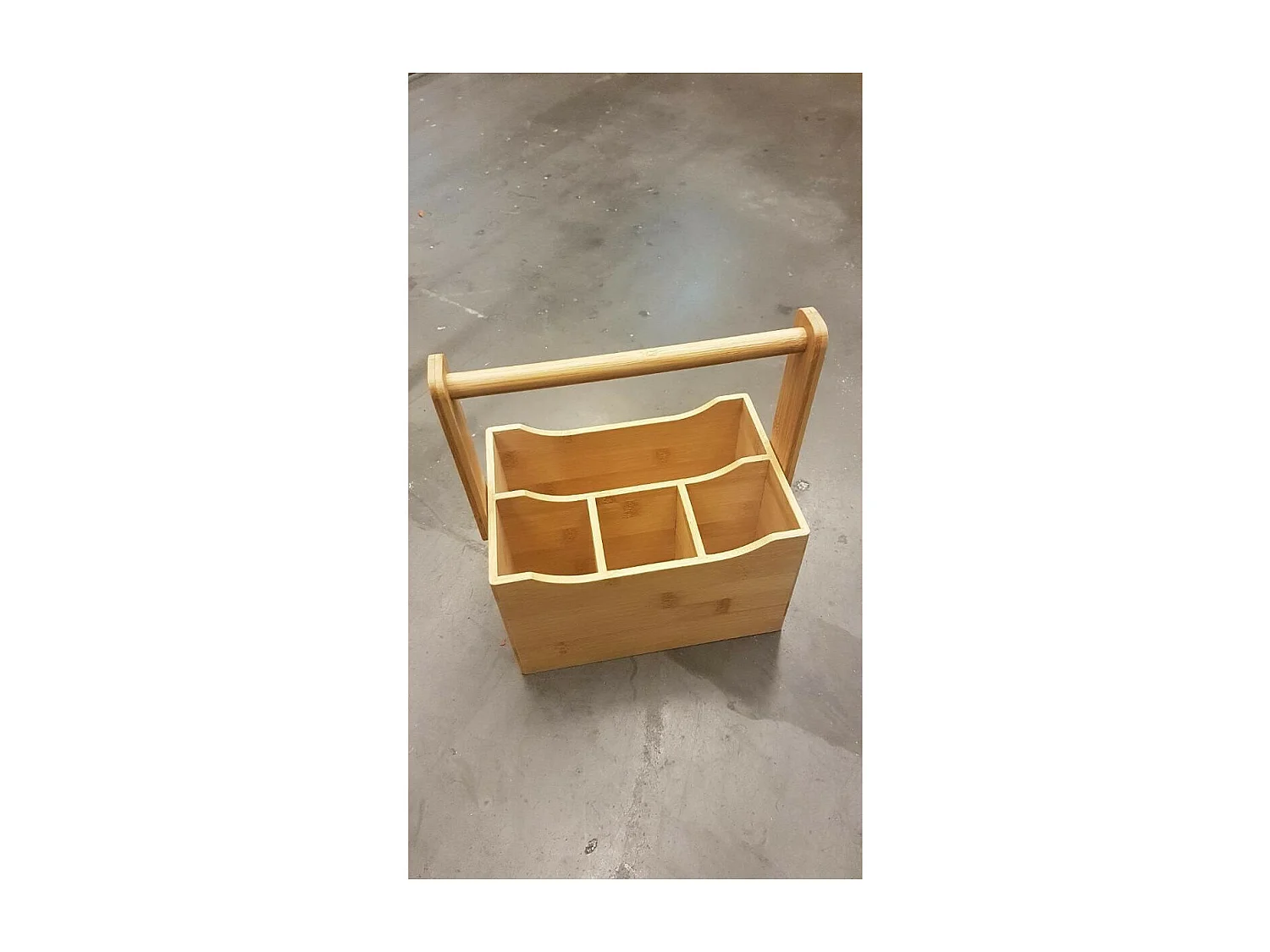 Range-Couvert & Poignée "Bambou" 22cm Naturel