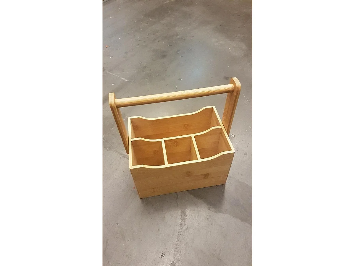 Range-Couvert & Poignée "Bambou" 22cm Naturel