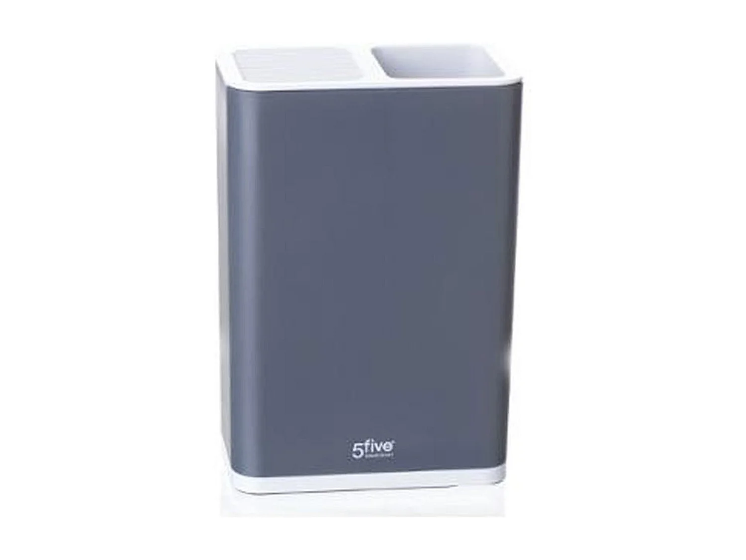 Porte Ustensiles & Bloc Couteaux "Néo" 23cm Gris