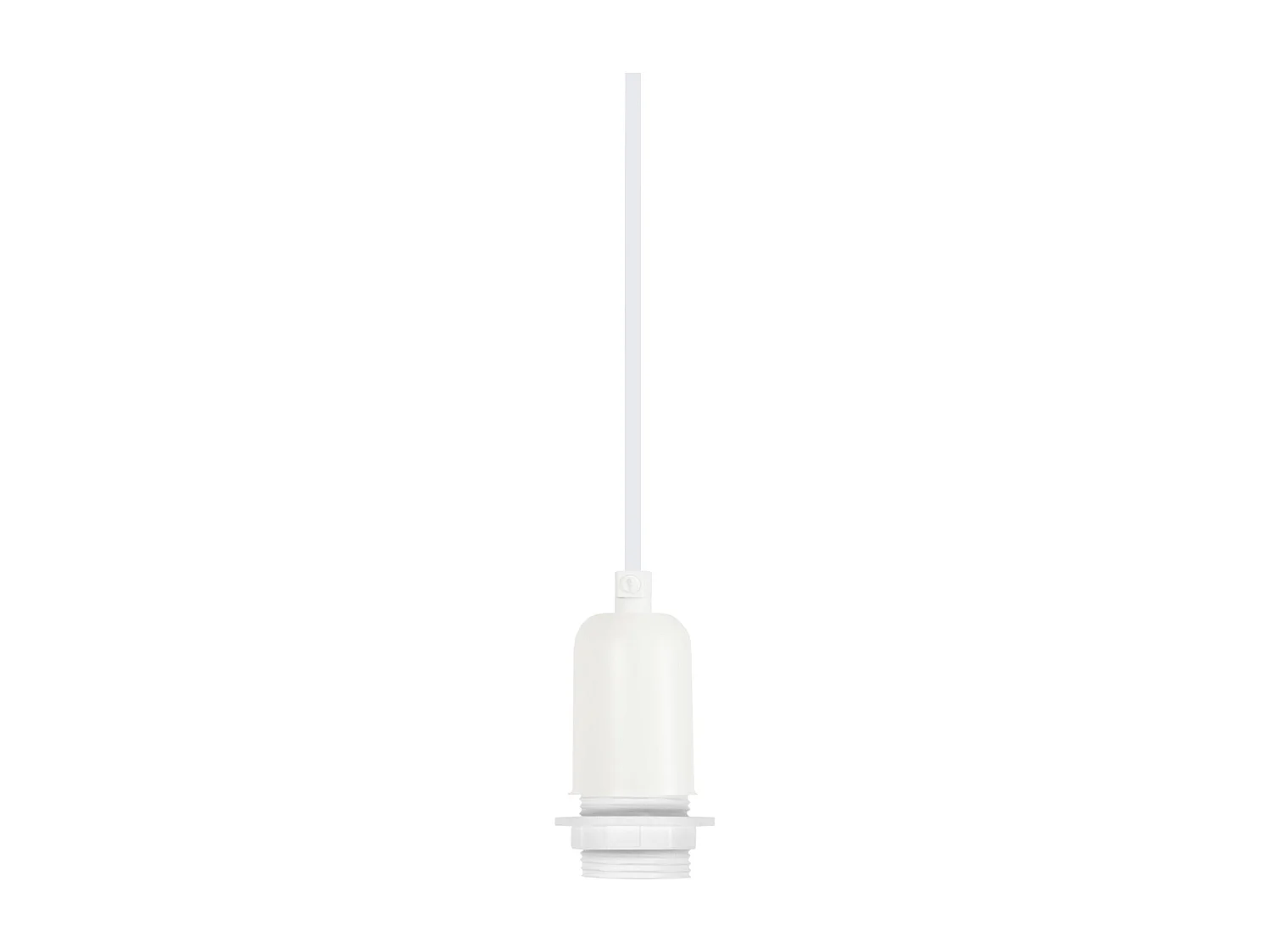 Pendel TOSEL BAO metal cilindro branco D4,5 x  H80  cm