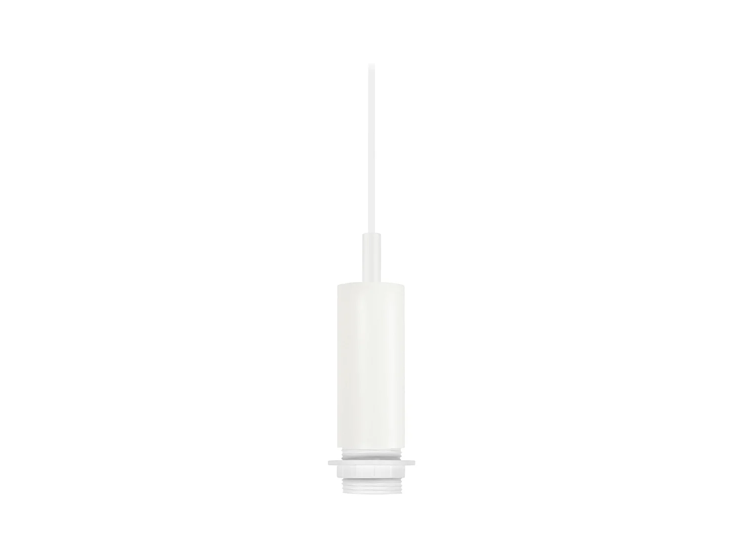 Pendel  TOSEL ,métal,Blanc ,H80xD4,5xP4,5cm