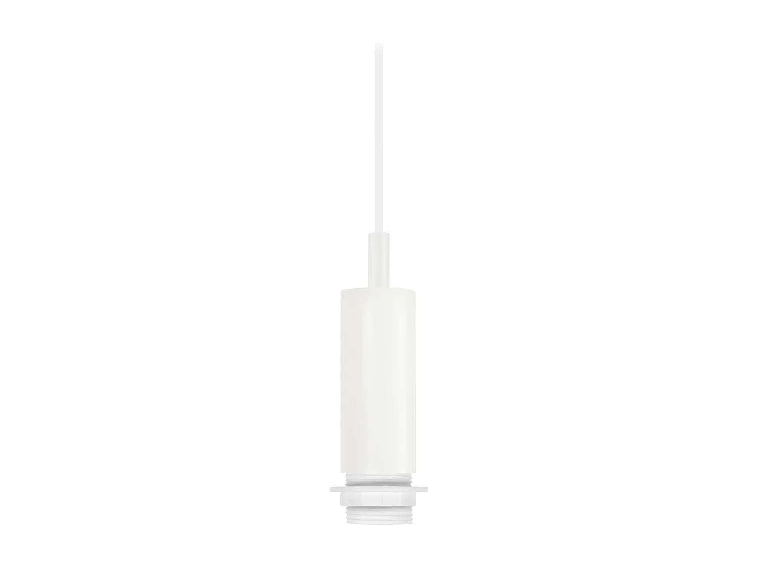 Pendel TOSEL  CAI metal cilindro branco D4,5 x  H80  cm