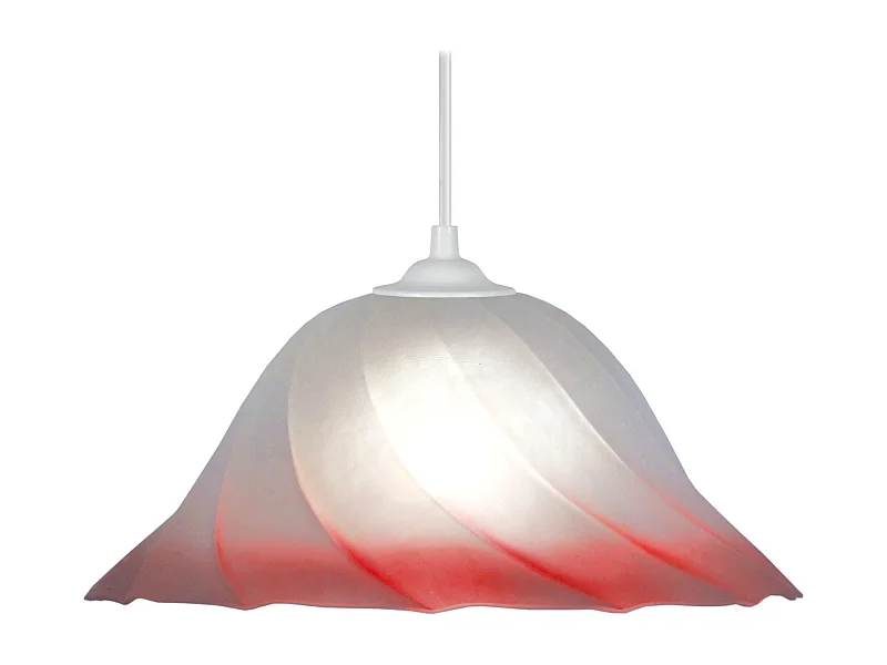 Suspensão TOSEL  SPIRAL metal geométrico viola D18 x  H85  cm