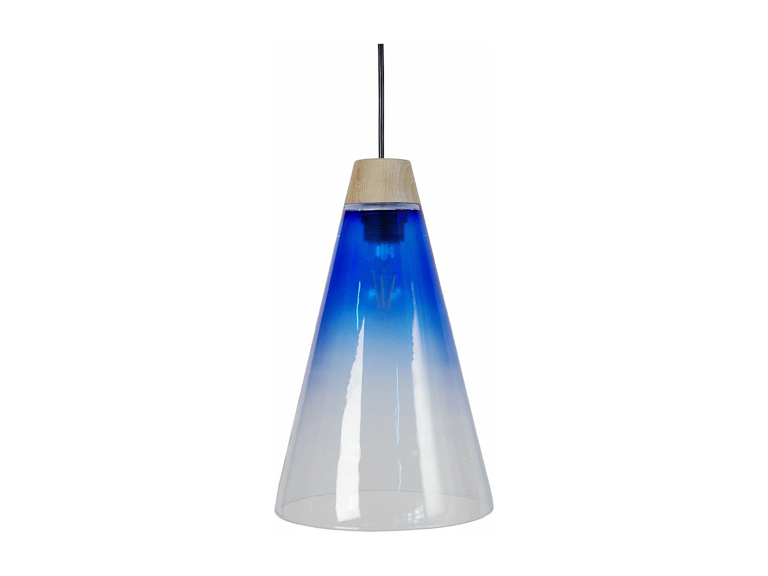 Suspensão TOSEL  KONE V metal bar preto D90 x  H90  cm