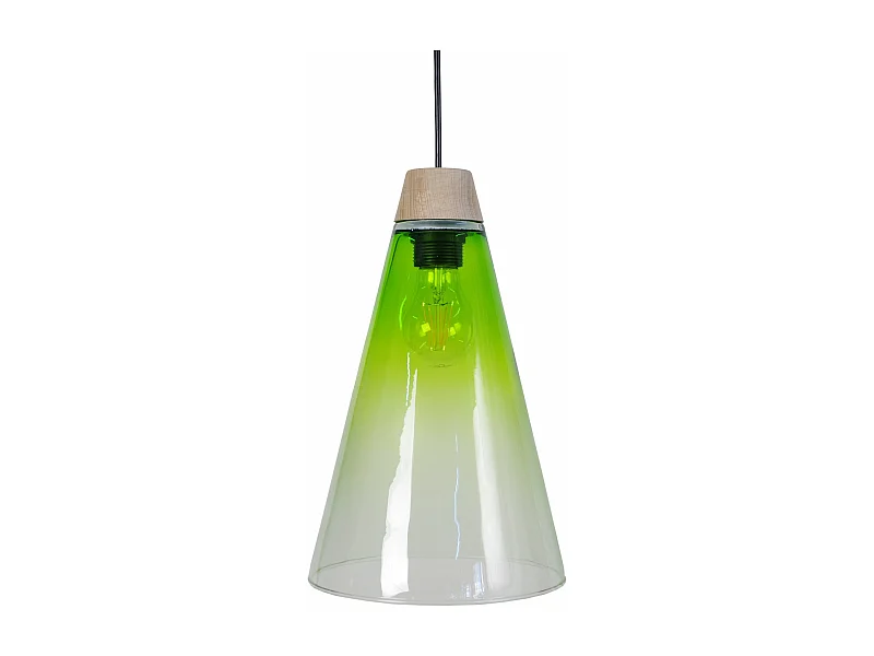 Suspensão TOSEL  KONE V metal conjunto preto D40 x  H90  cm