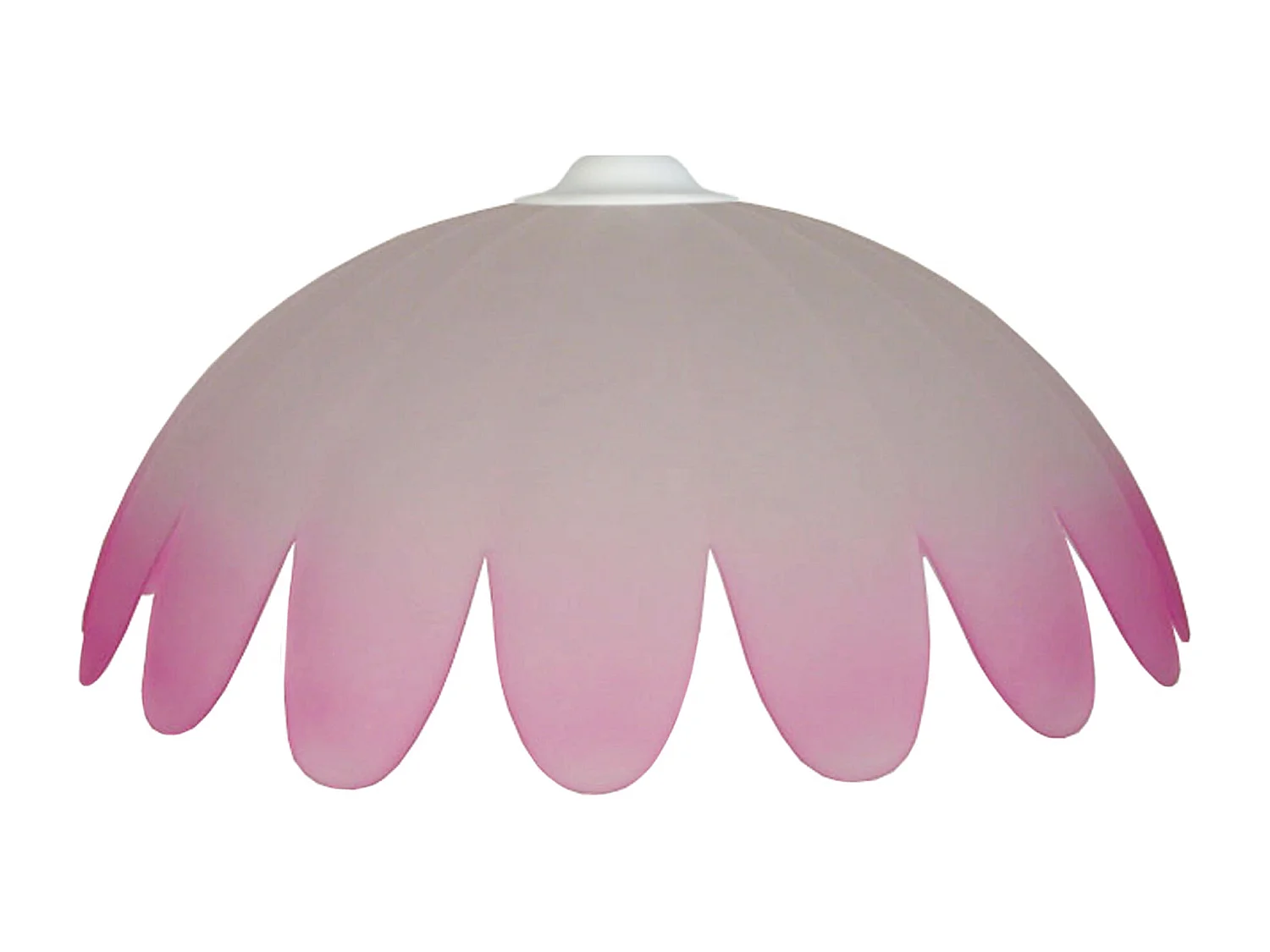 Suspensión  TOSEL ,vidrio ,Rosa ,A70xD29x P29cm