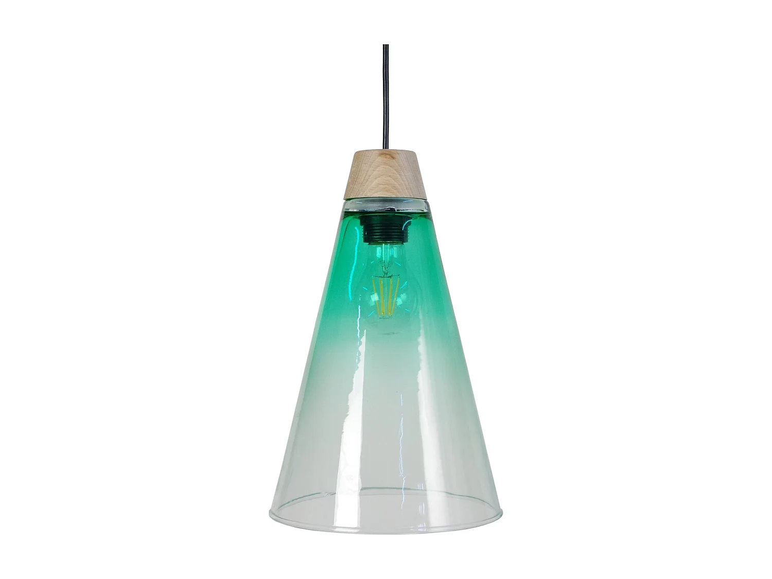 Suspensão TOSEL  KONE V metal conjunto Dourado D40 x  H90  cm