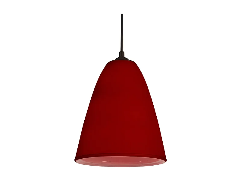 Suspension TOSEL ,verre,Rouge ,H80xD15xP15cm