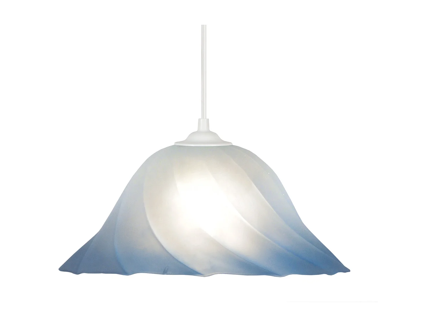 Suspensão TOSEL  SPIRAL metal geométrico cobre D18 x  H90  cm