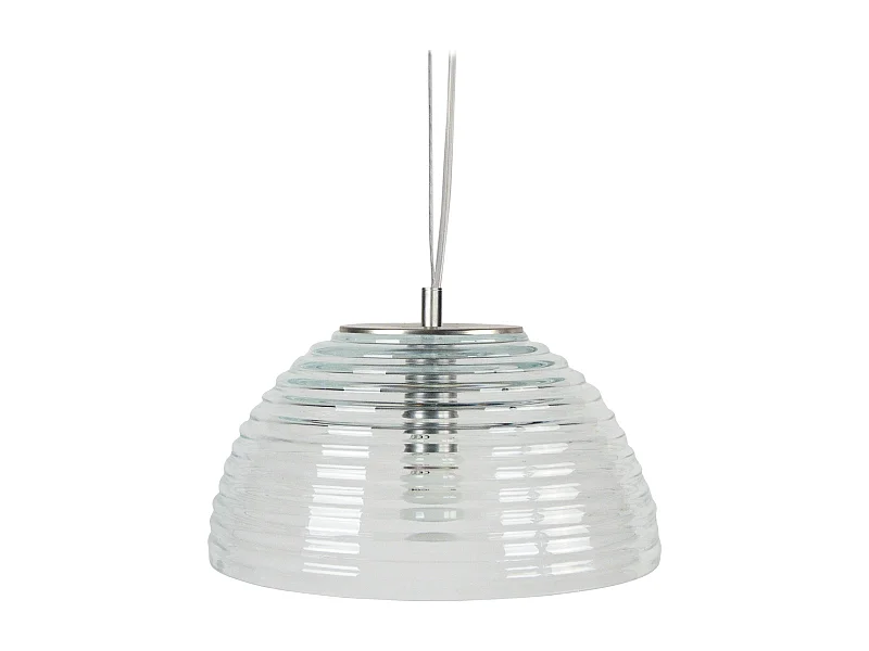 Suspensão TOSEL  ARMONIE vidro cúpula claro D36 x  H77  cm